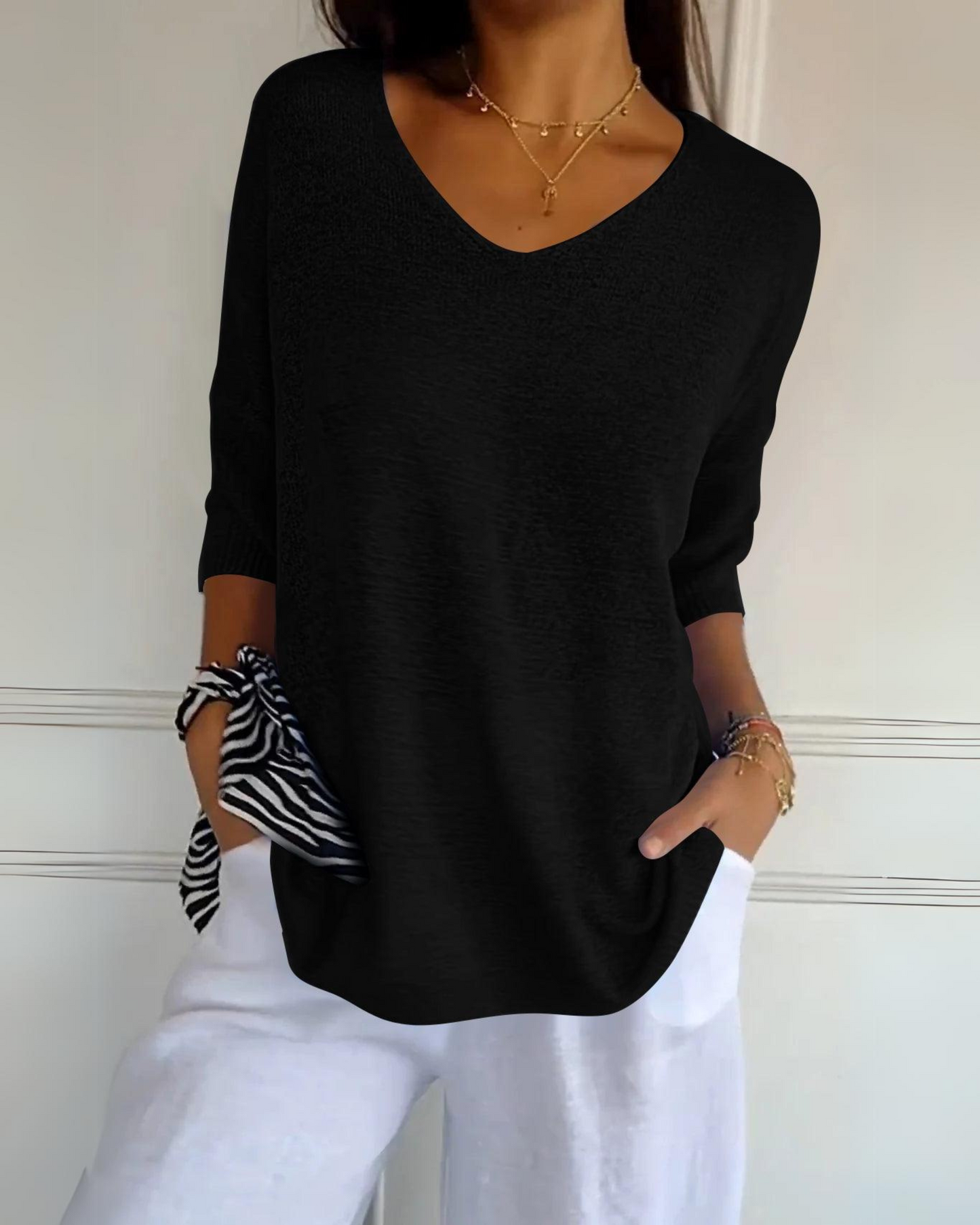 Celia | Ademende katoenen top