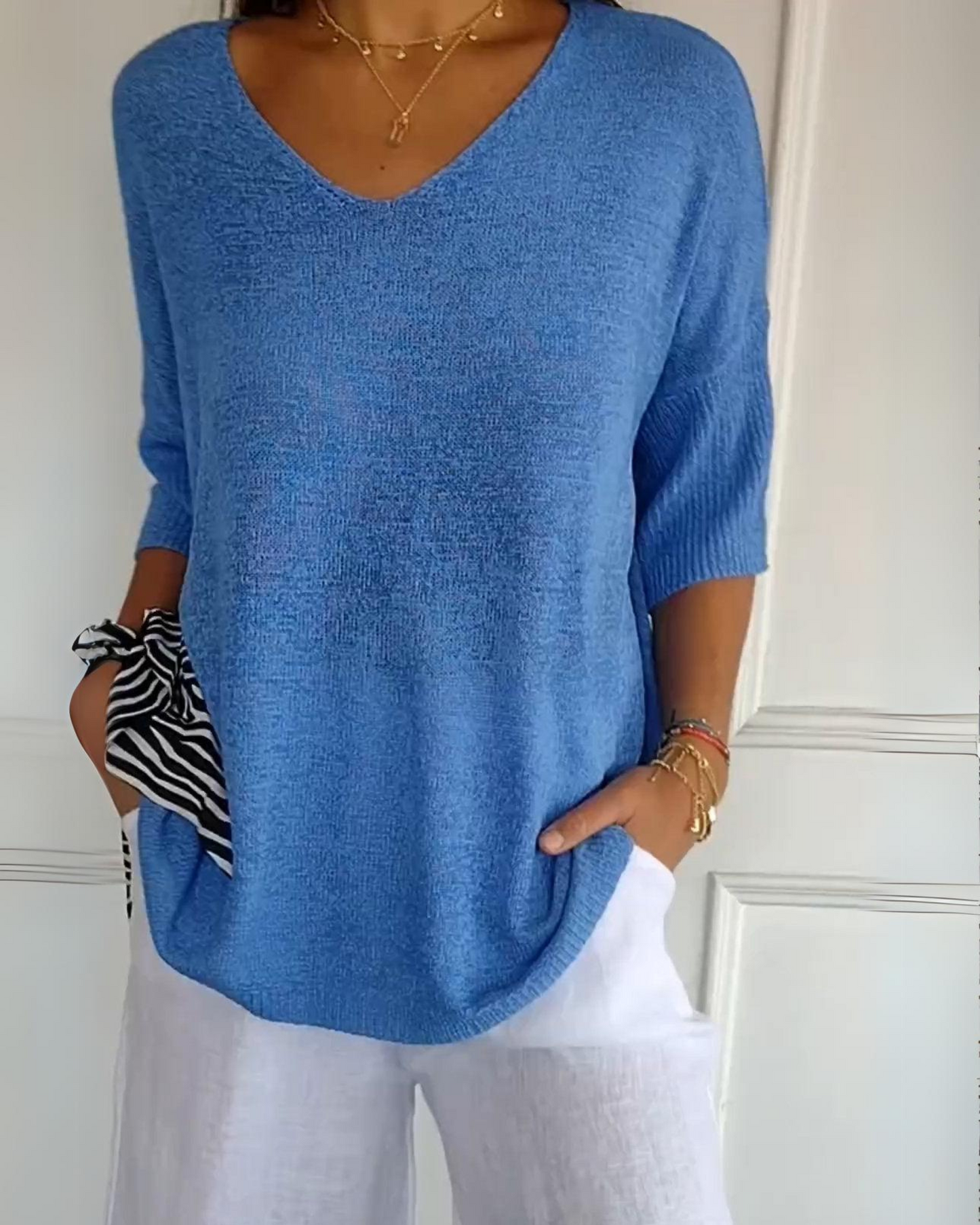 Celia | Ademende katoenen top