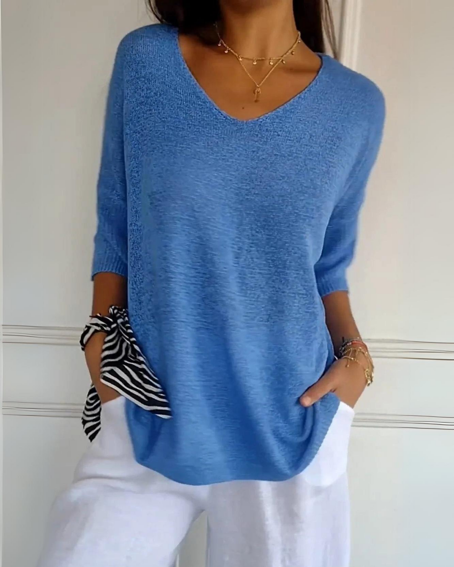 Celia | Ademende katoenen top