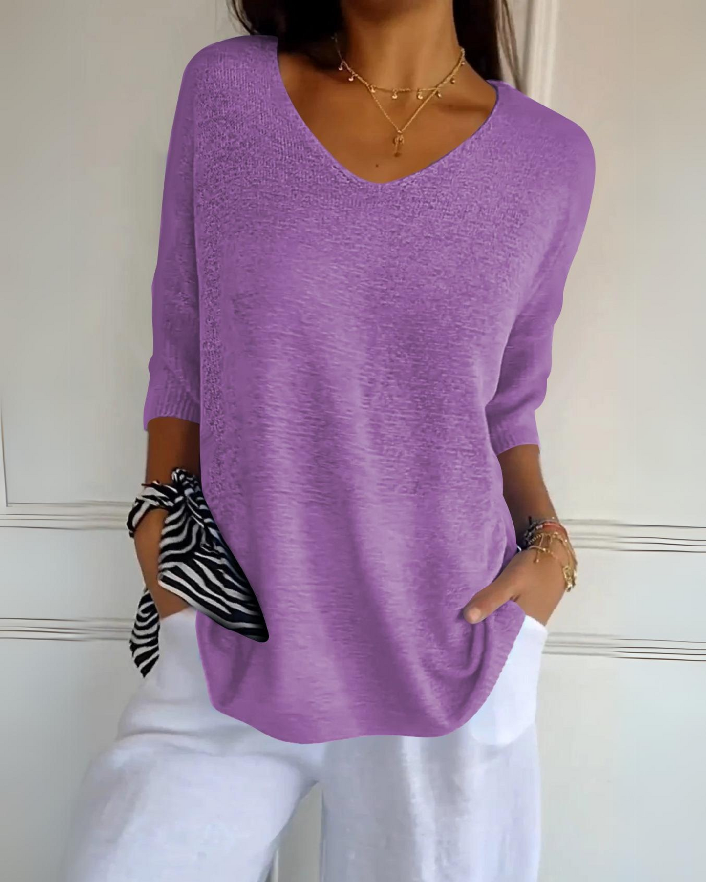 Celia | Ademende katoenen top