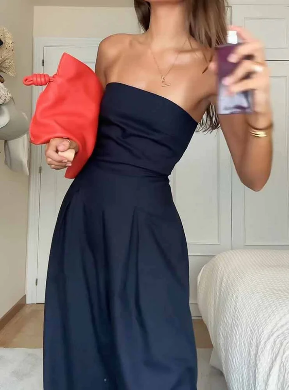 Sofia | Klassieke hoge taille mouwloze romper